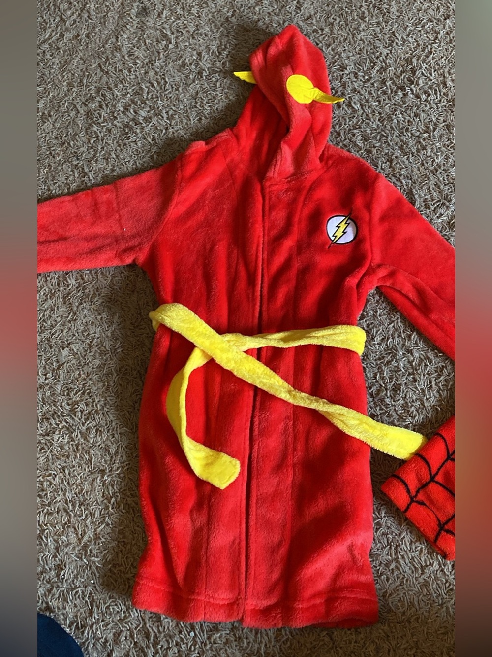 DC Red Hooded Flash Robe 6-7